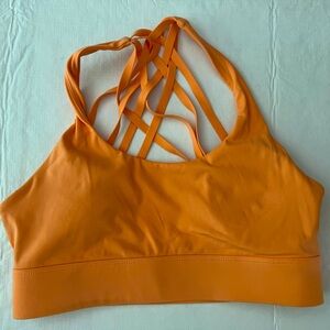 Zyia Tangerine Cream Weave Bra